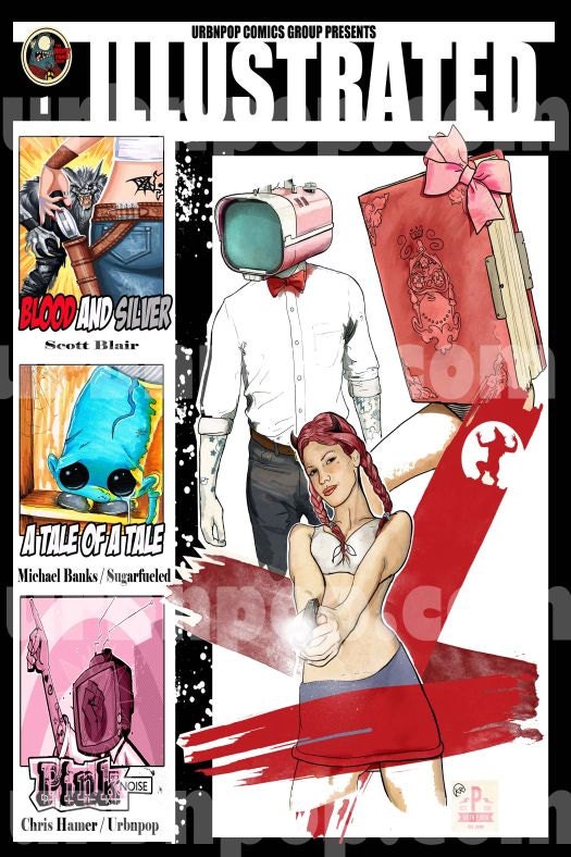 URBNPOP " Illustrated Comic Book"  ISSUE one Full Color 24 page comic book