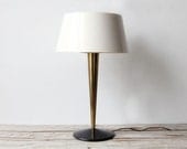 Brass Lightolier Lamp by Gerald Thurston