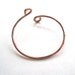 Eco Friendly Copper Cuff Bracelet Rustic Minimalist Unisex Metalwork