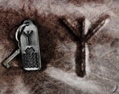 Runic Key Fob - Algiz (Protection, Sanctuary)