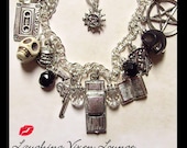 Supernatural Jewelry - Supernatural Protection Charm Bracelet Deluxe DW Edition - Supernatural Bracelet