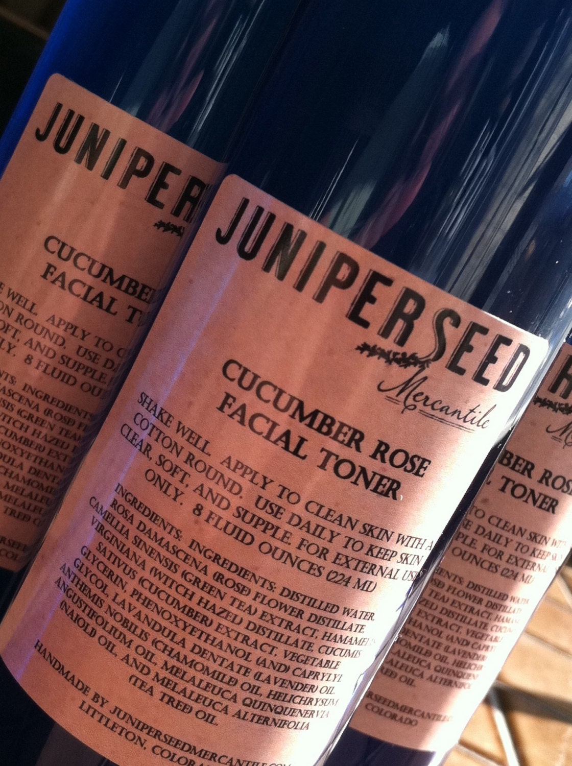 Cucumber Rose Facial Tone - Vegan - Hydrates, Cleanses and Softens