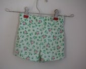 Vintage Health-Tex Flowered Summer Camp Shorts 4T