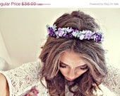 ON SALE Lavender fields headband.