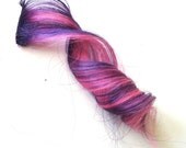 Hair Extensions - Medium Purple and Bubblegum Pink Clip-In Streaks