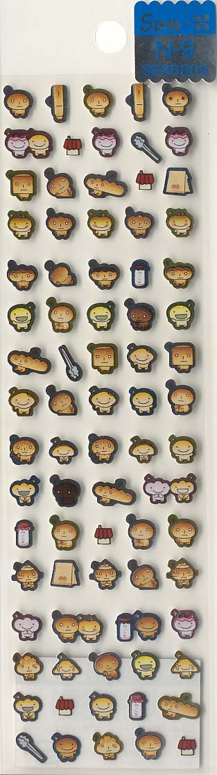 Cute Kawaii Kogepan Sticker Sheet