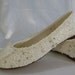 Sweet Wedding Ballet flats..vintage lace and Swarovski crystals..custom orders