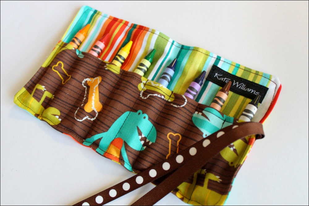 NEW-Dino Dudes Mini Me Crayon Holder-8 Crayola Crayons Included-Great Easter Basket Gift or Party Favor