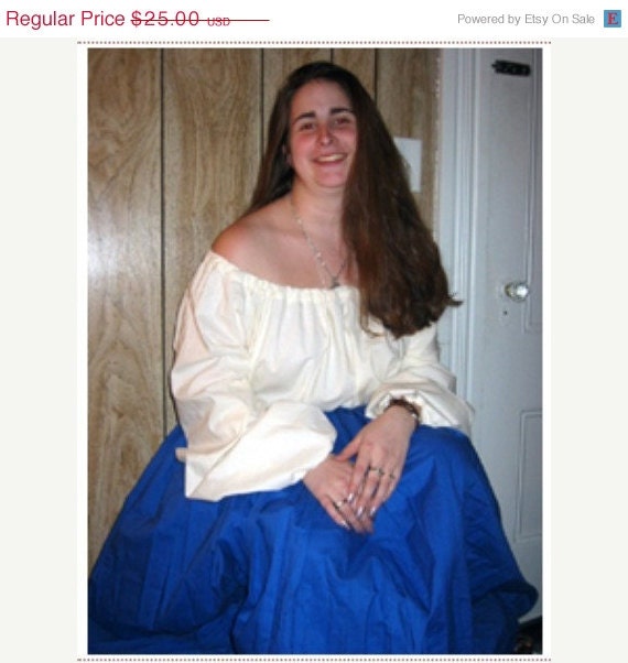 Pennsic Prep Sale Custom color short Sleeved 32 Inch long Chemise SCA LARP Renaissance Medieval