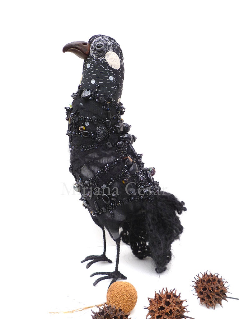 Gregory, fiber art soft sculpture