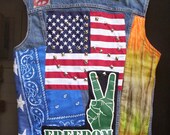 SEND YOUR VEST I Will Create A Cool Hippie Vest For You