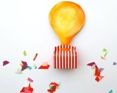 Up and Away - Hot air balloon hand made party favors that double as decorations