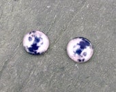 Moon Handmade Glass Cabochon 12mm GH41(10pcs)