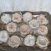 Fabric Flowers for Wedding Decorations Custom Order any Color Set of 12