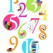 Childrens Wall Art, Childrens Illustration, Nursery Decor, ABCs, Numbers, 8x10 Art Print - choose Girl Boy Both or Either