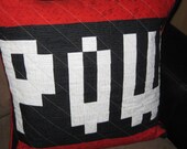 POW Quilted Pillow Cover