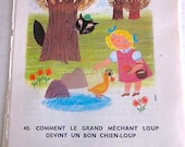 1960s French School Reading Pages - Illustrations Alain Gree