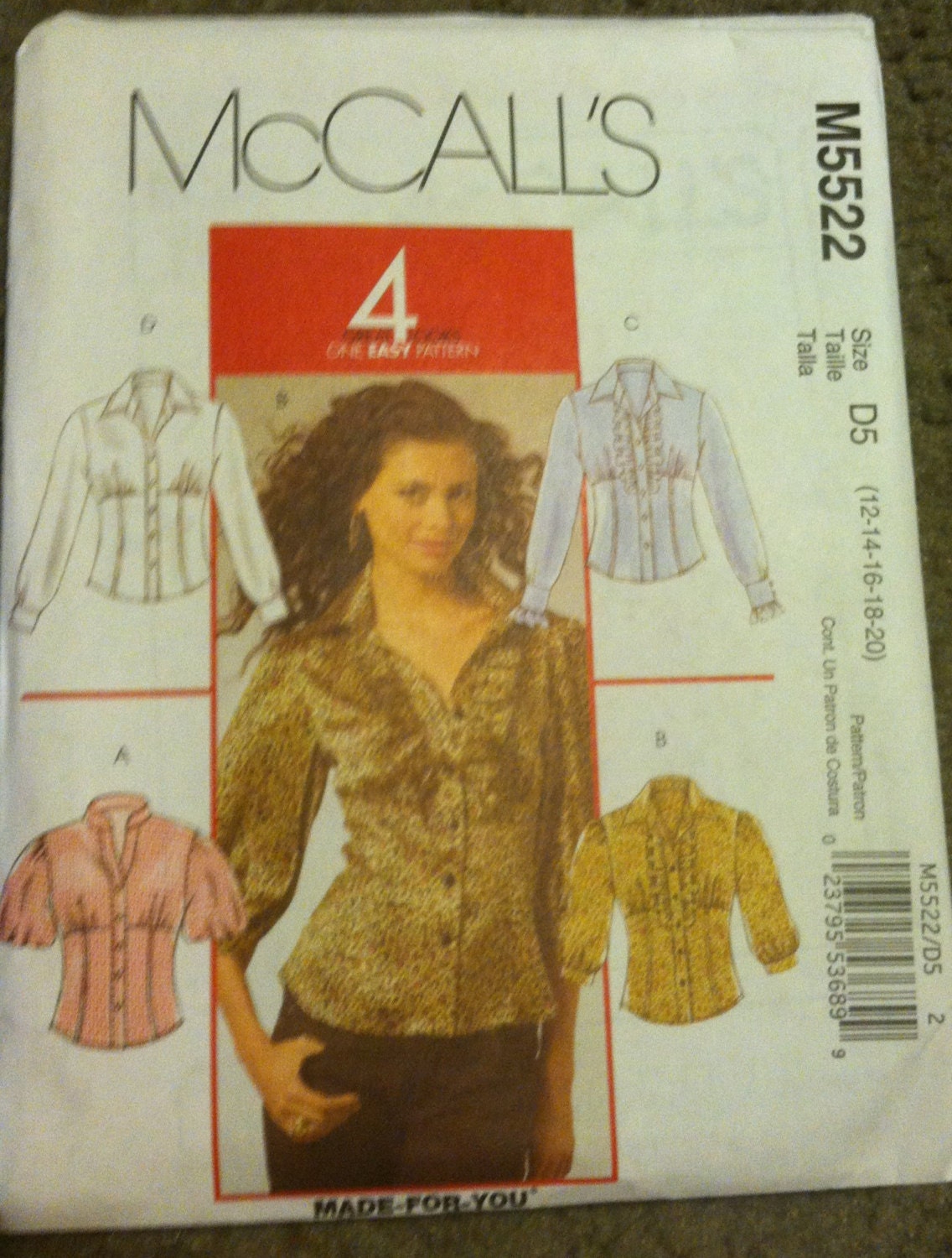 Woman's Steampunk blouse pattern. 