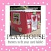 Sewing Pattern, Card Table Playhouse, Deluxe, Instant Download at Purchase, Sew the Playhouse seen on the Today Show, eBook over 45 pages