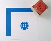 Mini Button Rubber Stamp