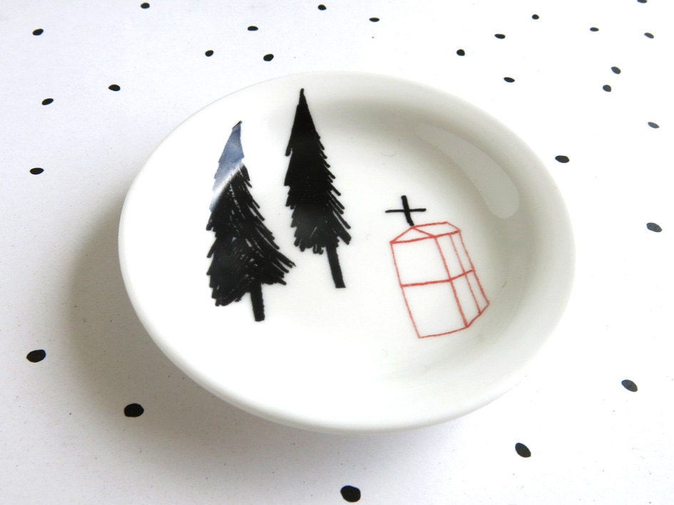 Tea bag holder - Pine tree house