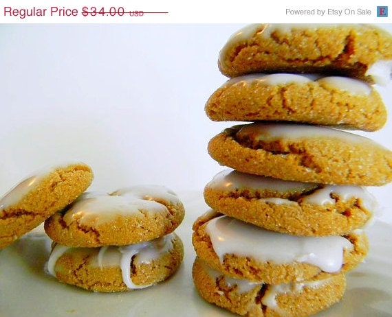 SALE The Ultimate ICED MOLASSES Cookies - Wee Bites (Baby Bear), Chewy, Soft, Out-Of-This-World - 48 Cookies (4 dozen)