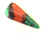 Sonora Sunrise Chrysocolla and Cuprite Freeform Cabochon