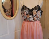 Pastel Patty - Size Medium - Large - Upcycled Lingerie or Dress