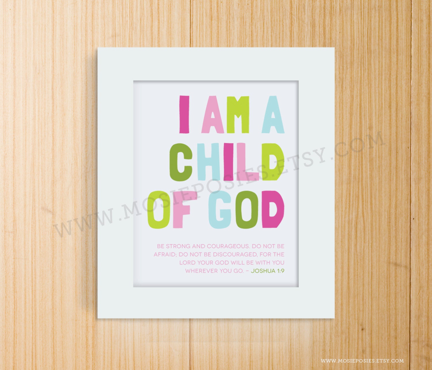 Child of God - Adoption Print, Baptism Print, Birth Announcement Print