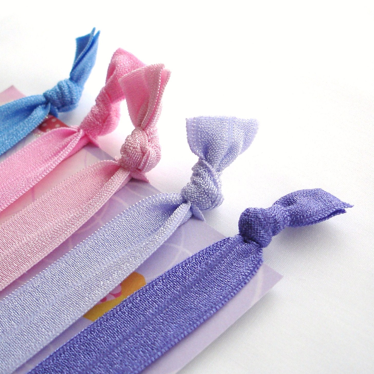 Hair Tie Set - Garden Gate - 5 Elastic Hair Ties