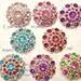 Rhinestone Bling Flip Flops Womens Prom Wedding Bridal Bridesmaid Prom Beach Crystal Embellishment