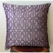 The Class Effect - Throw Pillow Covers - 16x16 Inches Silk Pillow Cover Embroidered with Deep Wine Beads