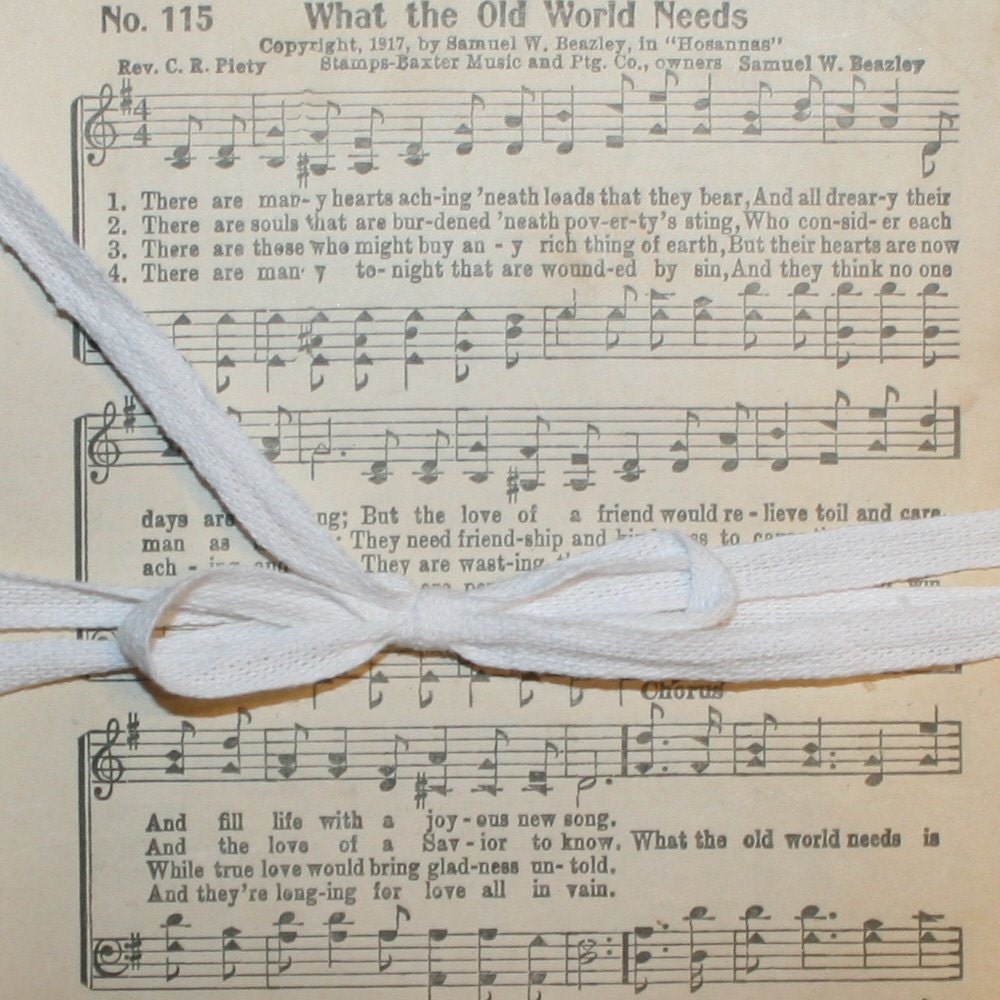 75 pages Vintage Church Hymnal