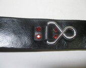 Goth leather submissive / slave collar