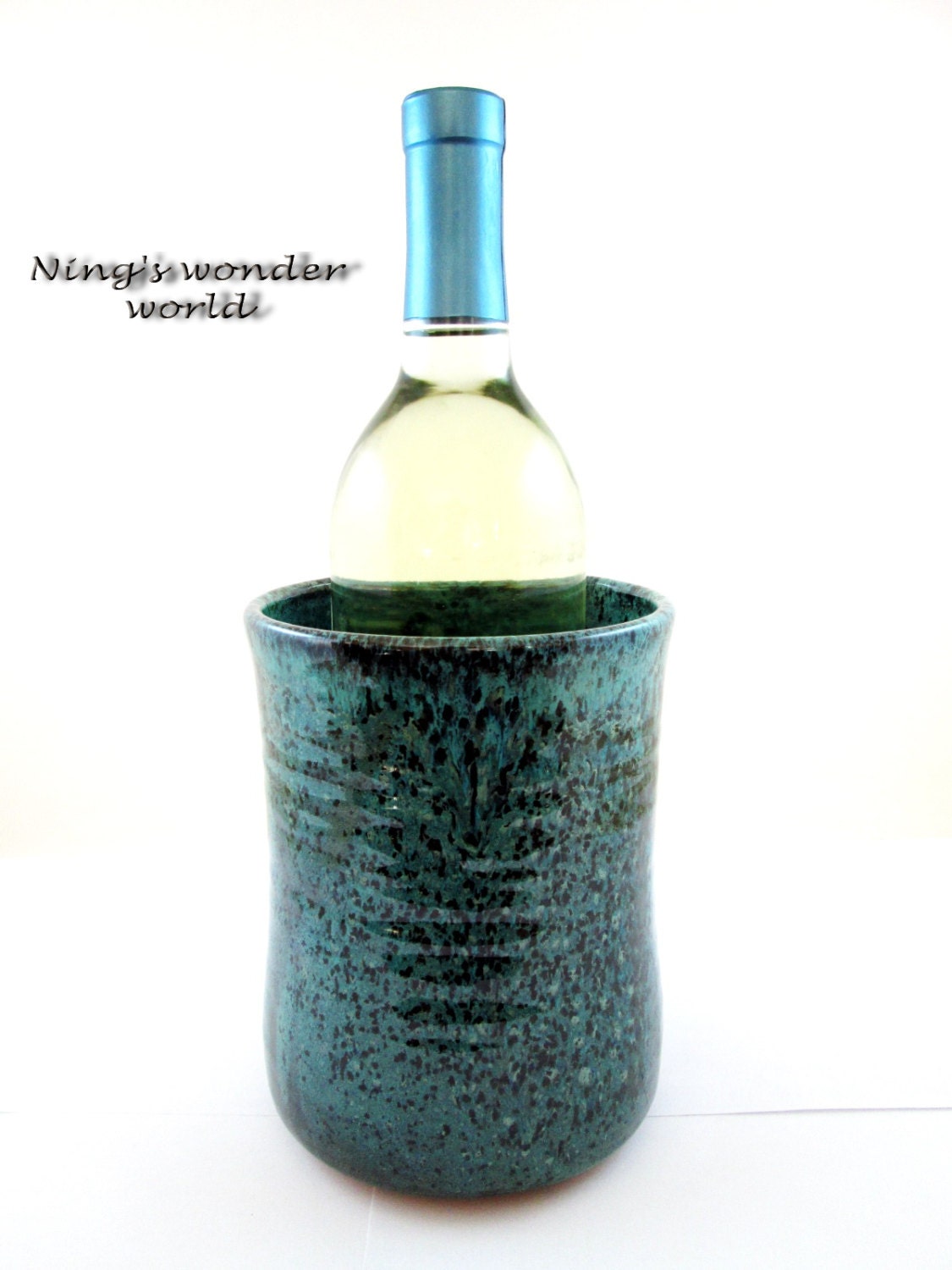 Pottery vase, Wine Cooler, Wine Chiller, utensil holder (In stock No.4)
