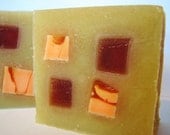 SOAP- Vanilla Tangerine Clove Soap, Handmade Soap, Cold Process Soap, Shaving Soap, Soap Gift