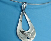 DRAGONFLY JEWELRY. Sweet, small silver Drop Pendant