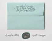 NEW Mirabel Handwritten Address Stamp: your choice of self-inking or red rubber