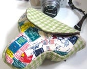 Padded case / pouch for DSLR cameras - Vintage labels