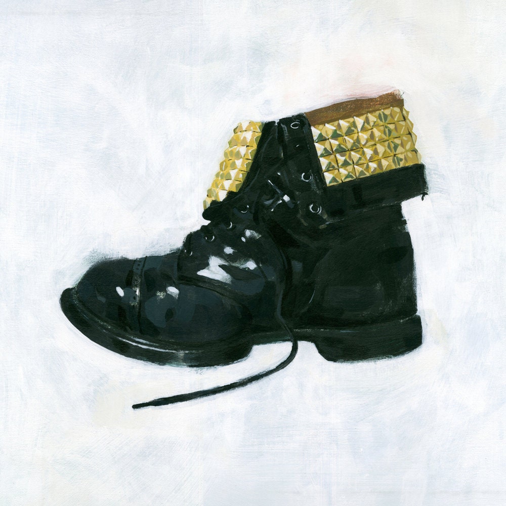 Shoe Portrait - 13" x 13" Fine Art Print by Jonny Ruzzo