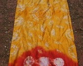 Mulberry silk hand dyed Shibori Stole for order