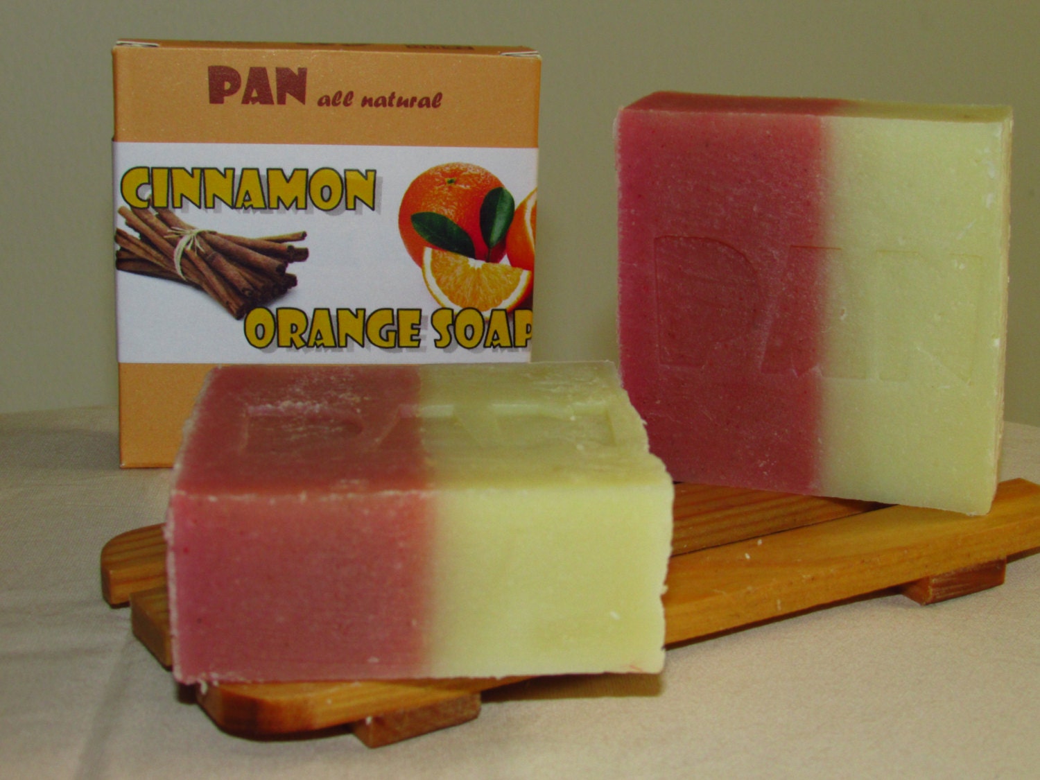 Cinnamon Orange Soap - Natural Handmade Soap, 100 gms