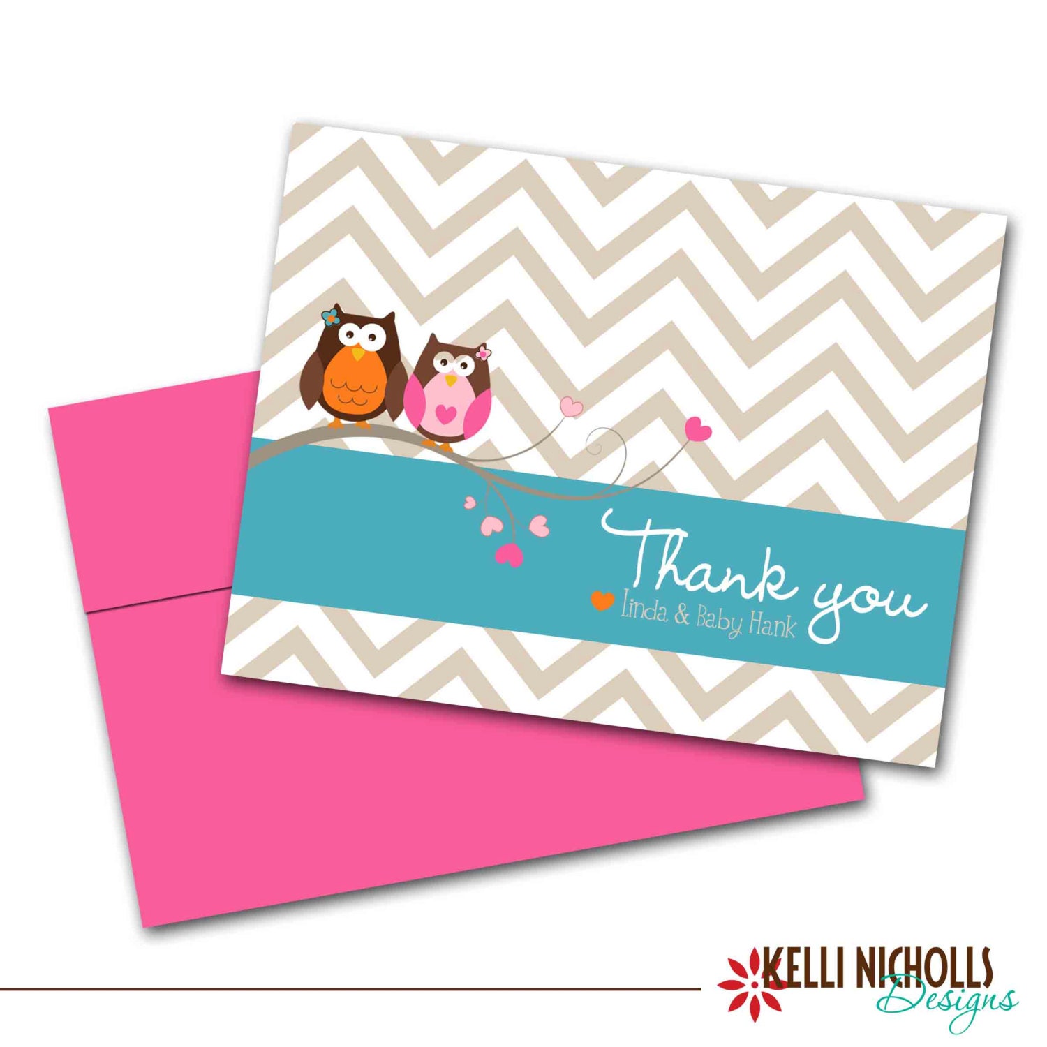 Owl Thank You Cards