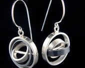 OCD Series - OCD Circle Grayscale Earrings SOS