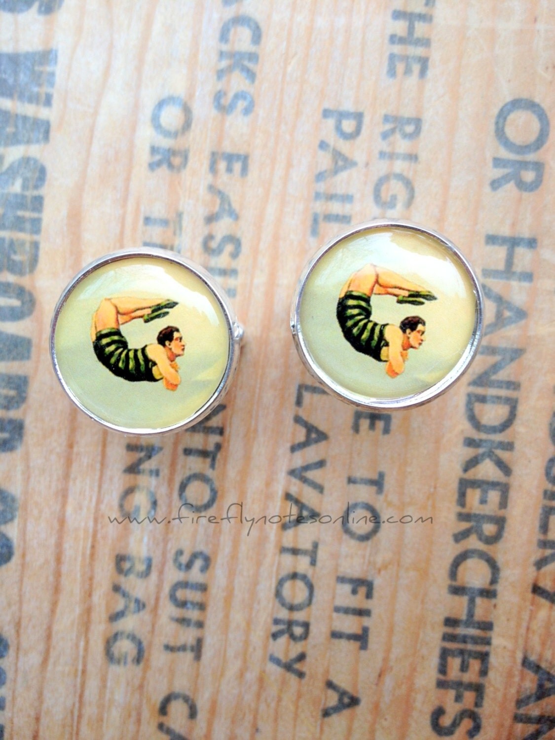 Diver cufflink and tie tack combo