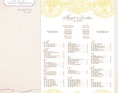 Wedding Seating Chart - Printable DIY Design
