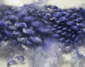 Tailspun Wensleydale Wool Yarn in Purple by KnoxFarmFiber