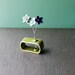 mod pot with porcelain flowers