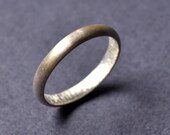 Wedding Band. 3mm. Women's Ring. Modern Contemporary Simple Sleek Elegant Design. Sterling Silver. Jewellery. Jewelry. Handmade.