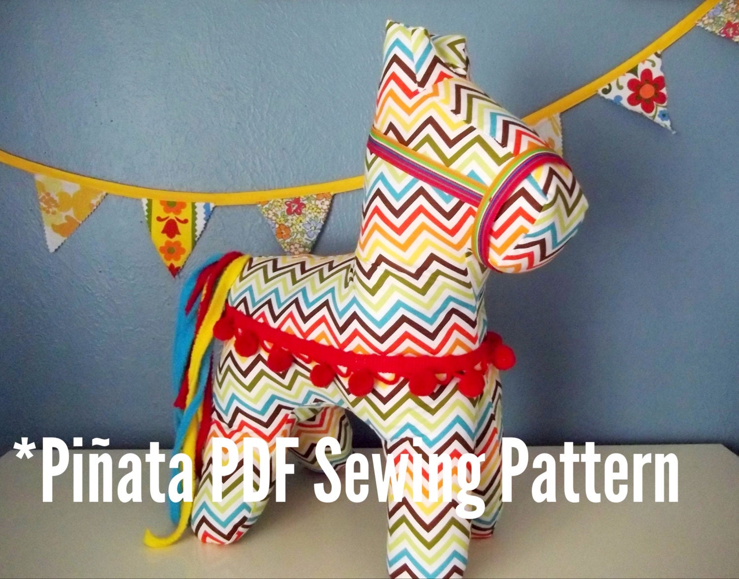 PDF Pattern Cinco de Mayo Plush Pinata